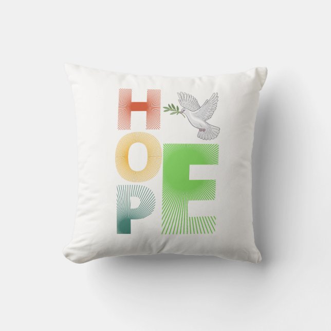 Hope - Christian Faith Inspirational  Cushions (Front)