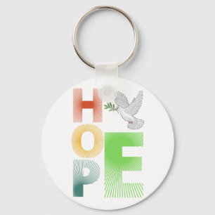 Hope - Christian Faith Inspirational Key Ring