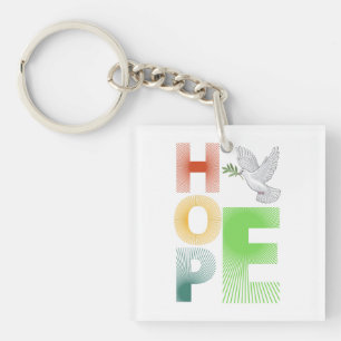 Hope - Christian Faith Inspirational Key Ring
