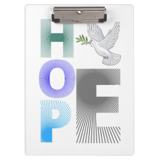 Hope - Christian Faith Notebooks Clipboard