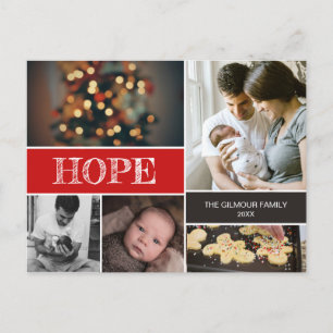 Hope Christmas Baby birth Holiday announcement