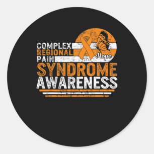 Hope Complex Regional Pain Syndrome Awareness Crps Classic Round Sticker