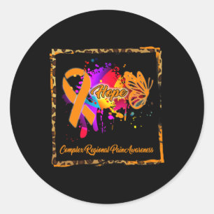 Hope Complex Regional Pain Syndrome Awareness Crps Classic Round Sticker