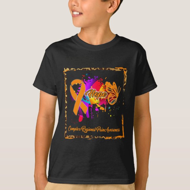 Hope Complex Regional Pain Syndrome Awareness CRPS T-Shirt (Front)