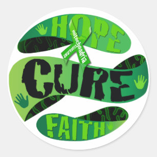 Hope Cure Faith Classic Round Sticker