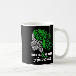 Hope Cure Mental Health Awareness Month Butterfly Coffee Mug