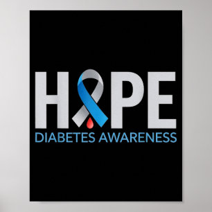 Hope Diabetes Awareness Design Poster