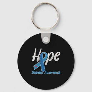 Hope Diabetes Awareness Key Ring