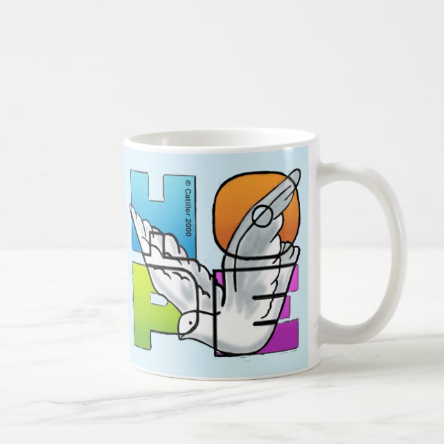 Hope Dove mug (Right)