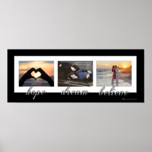 Hope, Dream, Believe Newly Wed Poster