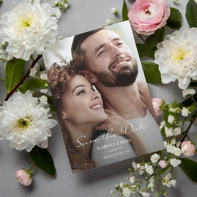 Hope Dream Photo Wedding Save the Date Magnetic Invitation (Creator Uploaded)