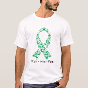Hope Emerald Green Awareness Ribbon T-Shirt