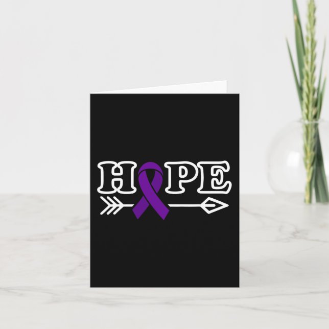 Hope Epilepsy Awareness  Card (Front)