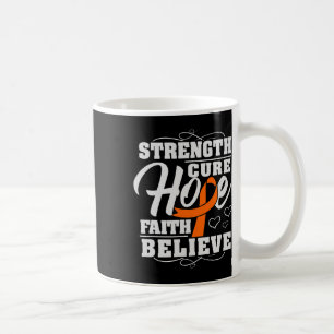 Hope Faith Believe Leukaemia Cancer Awareness Ribb Coffee Mug