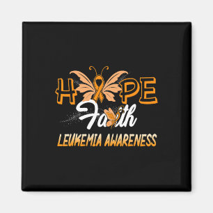 Hope Faith Leukaemia Awareness Magnet