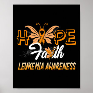 Hope Faith Leukaemia Awareness Poster