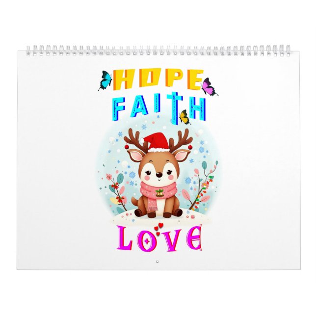 Hope Faith Love Calendar (Cover)