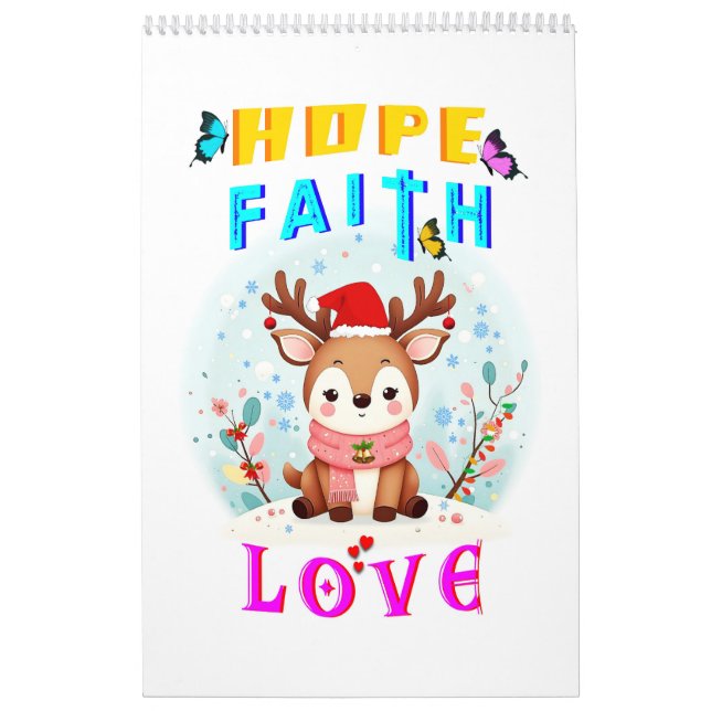Hope Faith Love Calendar (Cover)