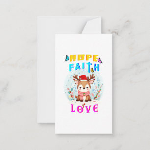 Hope Faith Love Card