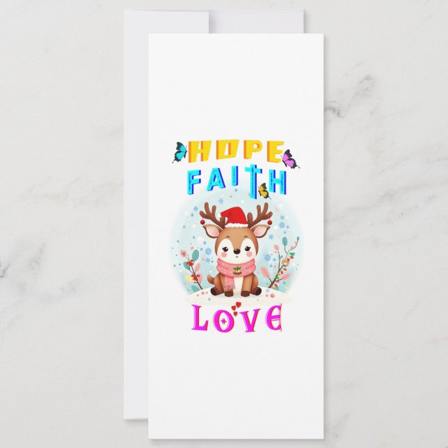 Hope Faith Love Card (Front)