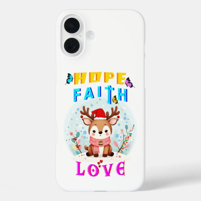 Hope Faith Love Case-Mate iPhone Case (Back)