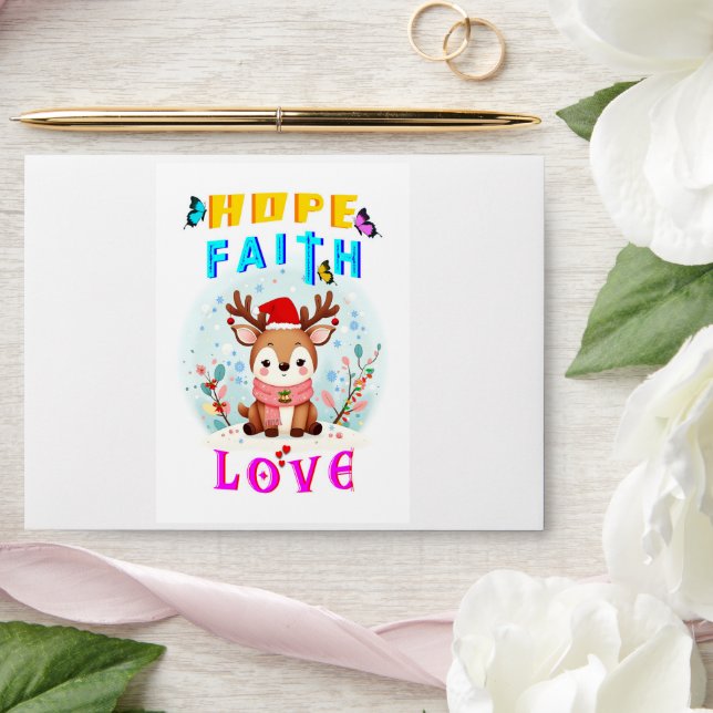 Hope Faith Love Envelope (Wedding)