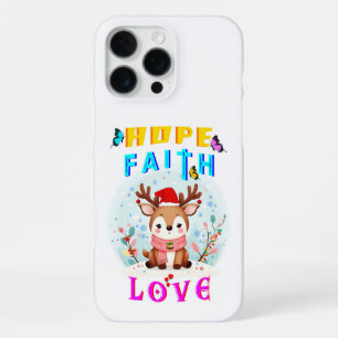 Hope Faith Love iPhone 16 Pro Max Case