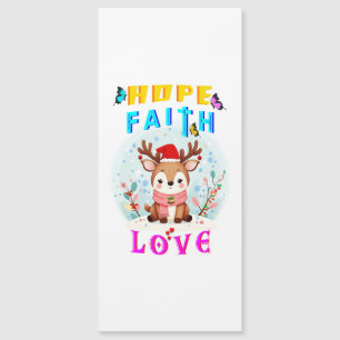 Hope Faith Love Magnetic Invitation