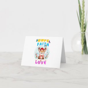Hope Faith Love Note Card