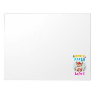 Hope Faith Love Notepad