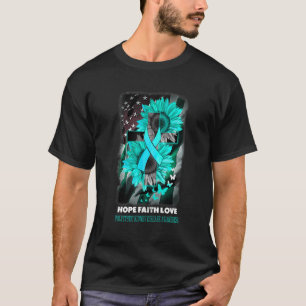 Hope Faith Love Polycystic Kidney Disease Awarenes T-Shirt