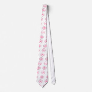 Hope Faith Love Strength Breast Cancer Tie