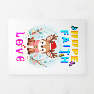 Hope Faith Love Tri-Fold Announcement