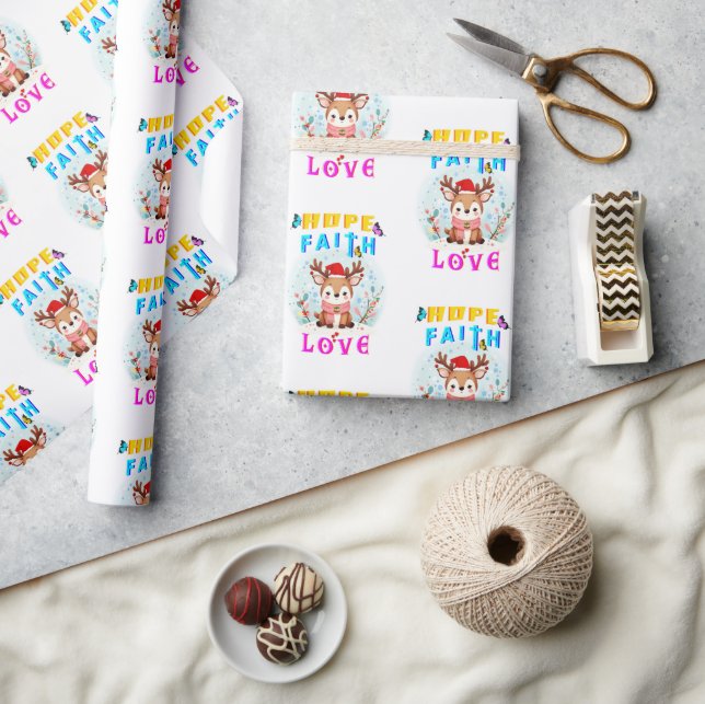 Hope Faith Love Wrapping Paper (Crafts)
