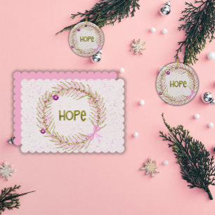 "Hope" Flat Card