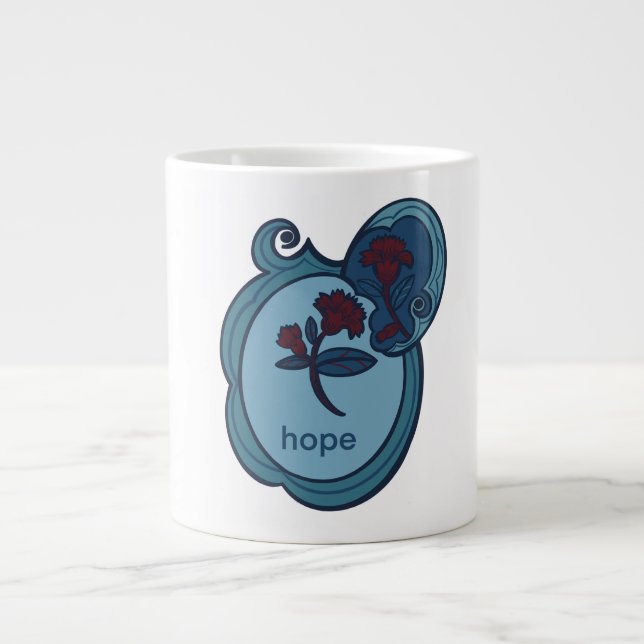 Hope Floral Nature inspired Mug (Front)