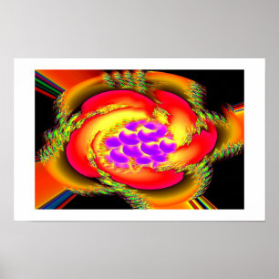 Hope flower floral art poster
