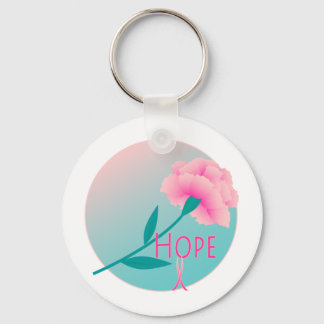 Hope Flower Key Ring