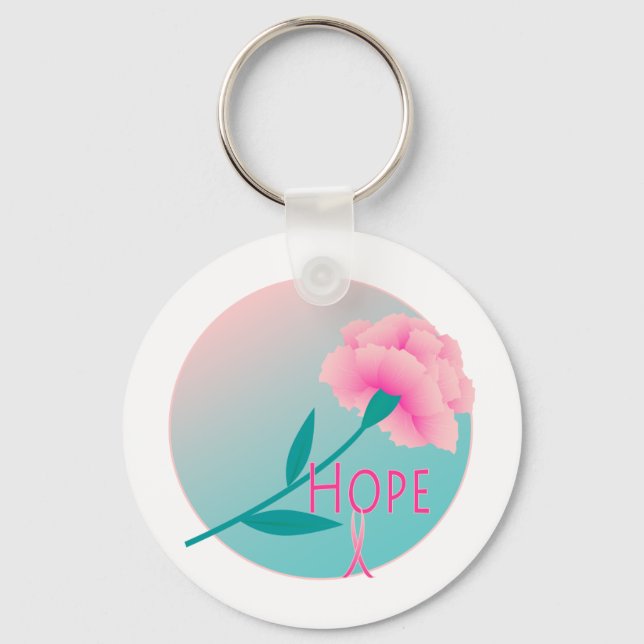 Hope Flower Key Ring (Front)