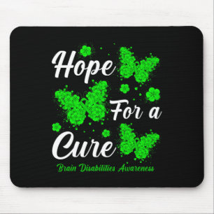 Hope For A Cure Brain Disabilities Awareness Butte Mouse Pad