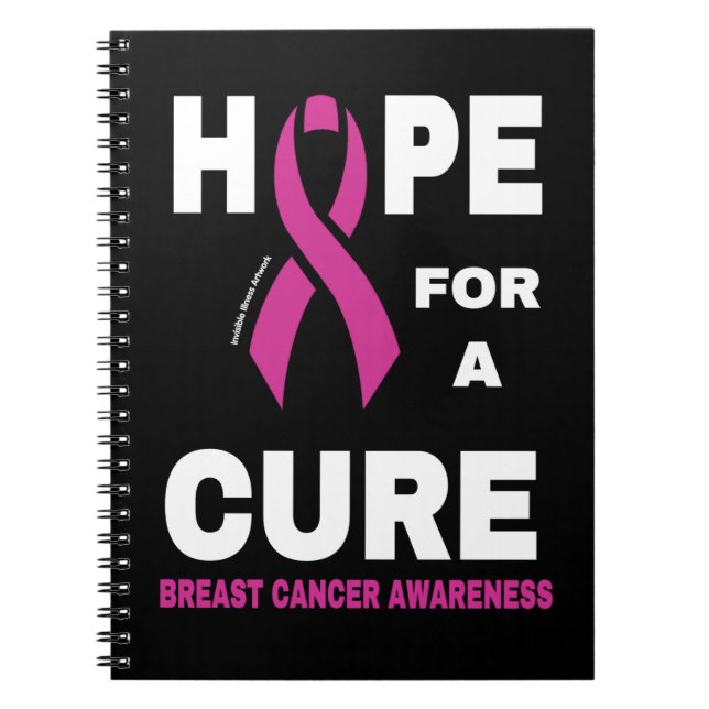 Hope for a Cure...Breast Cancer Notebook (Front)