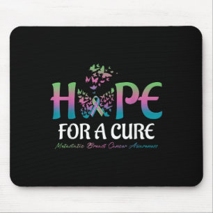 Hope For A Cure Butterfly Metastatic Breast Cancer Mouse Pad