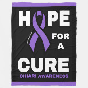 Hope for a Cure...Chiari Fleece Blanket