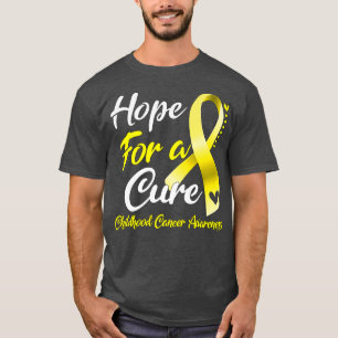Hope For A Cure Childhood Cancer Awareness T-Shirt