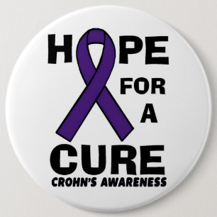 Hope For A Cure...Crohn's 6 Cm Round Badge