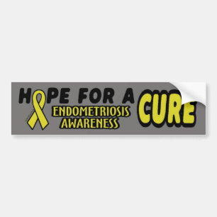 Hope For A Cure...Endometriosis Bumper Sticker
