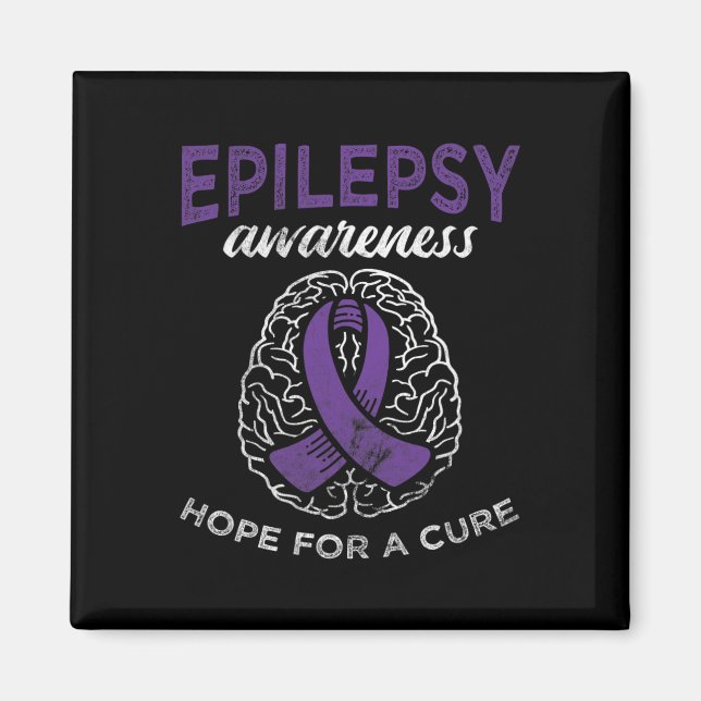 Hope For A Cure Epilepsy Awareness  Magnet (Front)