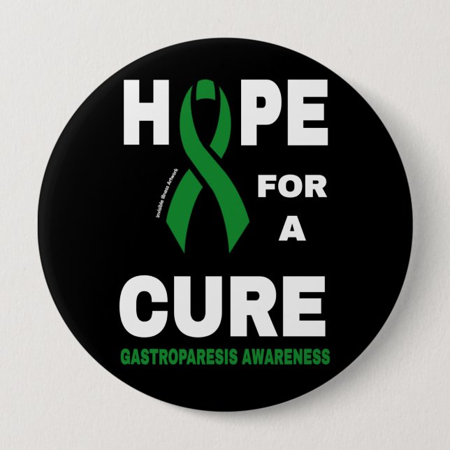 Hope For A Cure...Gastroparesis Button (Front)