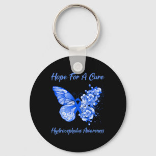 Hope For A Cure Hydrocephalus Awareness  Key Ring
