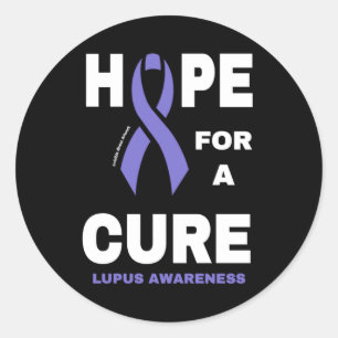 Hope For A Cure...Lupus Classic Round Sticker